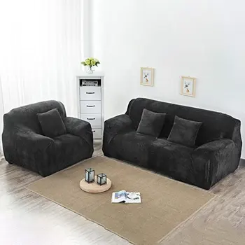 Karšto pardavimo vientisos spalvos kampas, sofa-apima kambarį elastinga spandex užvalkalai, sofos padengti ruožas sofa rankšluostį L formos