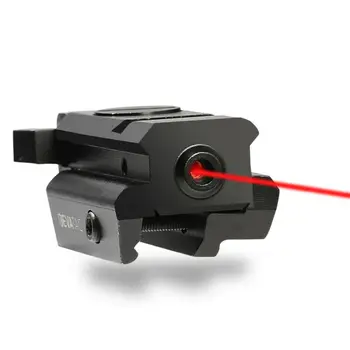Mini Red Dot Lazerio Akyse, Žemo Profilio Su Nuotolinio valdymo Jungiklis 21mm Picatinny Rail
