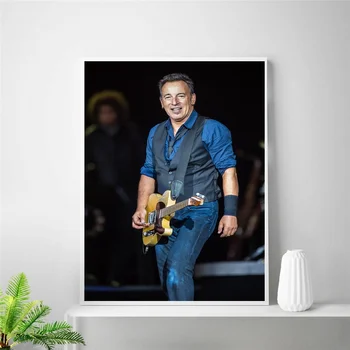 Bruce Springsteen plakatus šilko Plakatas Kambario Dekoro (be Rėmelio)
