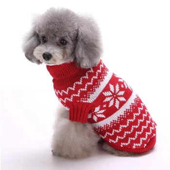 Papipet Atostogų Žiemą Šuo Hoodie Džemperis su Skrybėlę Klasikinis Šuo Suknelė drabužius šunims Mažų ir Vidutinių Šunų