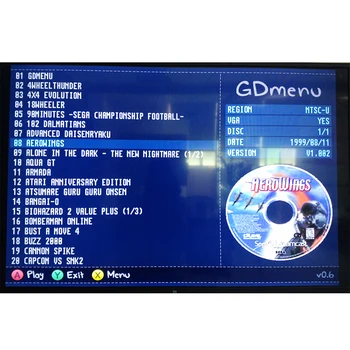 GDEMU Optinis įrenginys Modeliavimas Valdybos Pakeitimo Modulis SEGA Dreamcast DC Žaidimų Konsolės