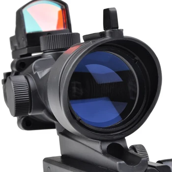 Tikslas-O ACOG Stiliaus 4x32 Kryžiaus Šautuvas taikymo Sritis Optinį Taikiklį taikymo Sritis Mini 