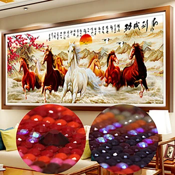 2020 naują atvykimo 5D Specialios Formos Deimantų Dažymas arklių Gyvūnų Siuvinėjimo visą Raundą gręžimo dekoracijos namams