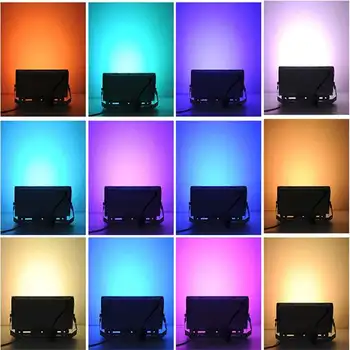 50W RGB LED Potvynių Šviesos Nuotolinio Valdymo Gatvės Žibintas atsparus Vandeniui Lauko Sodo Dėmesio AC220V Apšvietimo Žibintų Akiratyje