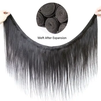 30 32 36 40 Colių Tiesūs Plaukai Ryšulių Ilgai Ilgis Indijos Plaukų Pynimas Ryšulių, Žmogaus Plaukų Extentions Natūralių Spalvų Remy Plaukų