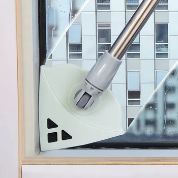 Aukštybinių dvipusis stiklo valytuvas namų valymo šepetys langų valymas artefaktas stiprus magnetinis splicable lazdele valytuvas