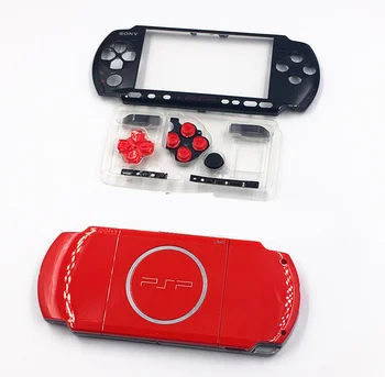 Tik Pilnas Korpusas su Lukštais Atveju pakaitalas Sony PSP 3000 PSP3000 Žaidimų Konsolės Korpuso su Mygtukais
