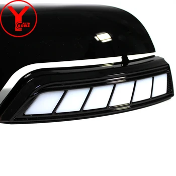 YCSUNZ Veikia LED ABS matinė juoda stiliaus veidrodžiai padengti wildtrak Dviguba Kabina su šviesos 