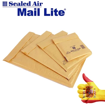 MailLite®Dėžutėje 100 dygsniuotas vokai rudi maišą burbulas pamušalu pašto maišai, Kraft popieriaus maišelis pasirinkti savo priemonė