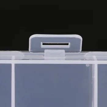 22 Nuimamas Skaidrus Nagų Papuošalai, Makiažas Kristalų Dėžutės Laikymo Dėžutė Laikymui Plastiko Dėžutė Papuošalų Laikymui Beauty Box Dozatoriumi