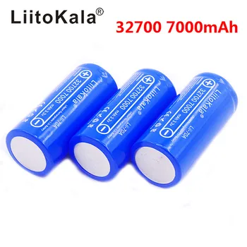 4pcs LiitoKala lii-70A 3.2 V 32700 6500mAh LiFePO4 Baterija 35A Nuolat Išleidimo Didžiausias 55A Didelės galios baterija 7000 32700