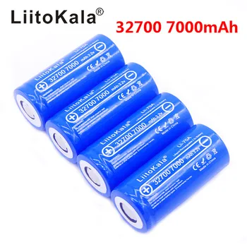 4pcs LiitoKala lii-70A 3.2 V 32700 6500mAh LiFePO4 Baterija 35A Nuolat Išleidimo Didžiausias 55A Didelės galios baterija 7000 32700