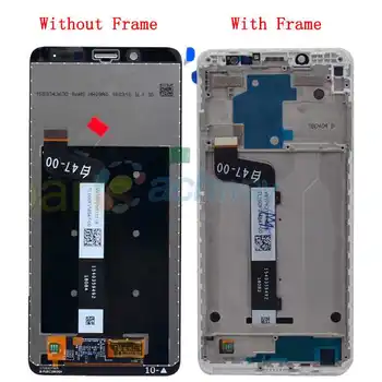 Už Xiaomi Redmi 5 Pastaba Pro LCD Ekranas Jutiklinis Ekranas skaitmeninis keitiklis komplektuojami Su Rėmo Redmi Note5 Pro LCD atsarginės Dalys