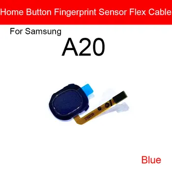 Namų pirštų Atspaudų Mygtuką Flex Kabelis Samsung Galaxy A20 A20E A30 A40 A60 Return Mygtukas Pripažinimo Jutiklis Flex Juostelės Remontas