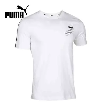 Originalus Naujas Atvykimo PUMA PADIDINO Tee vyriški marškinėliai trumpomis rankovėmis Sportinę aprangą