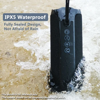 TG191 Portable Bluetooth Speaker Belaidžio Bosinė Kolonėlė Vandeniui Lauko žemų dažnių Garsiakalbis, 3D Stereo USB Soundbar Muziką