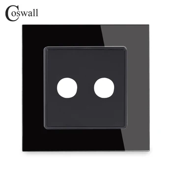 Coswall 3mm Storio Sienos, Stiklo Tuščią Skydelis uždengimo Dangtis Su 1 arba 2 Išleidimo Anga 9 mm Skersmens Surinkti Išeinantį Laidą 