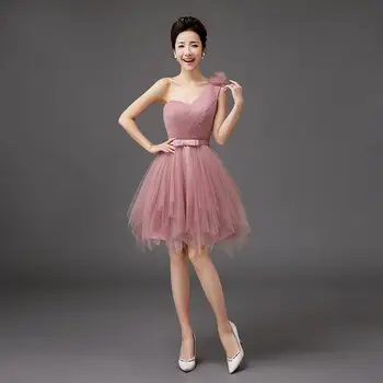 4 stilius Mergaičių Vestidos Šviesiai Violetinės Vasaros Suknelės Elegantiška Vintage Plisuotos-line Vakare Šalis Suknelė Oficialų Suknelė