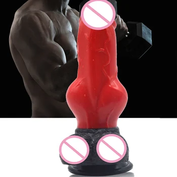 FAAK Silikono Šuo Dildo Sekso Žaislai Moterims, siurbtukas Realistiškas Penis Dirbtinis Penis Erotiniai G-Sportas, Suaugusiųjų Sekso Žaislas Karšto Pardavimo