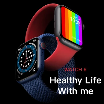 IWO 13 Serija 6 Smartwatch Bluetooch Skambinkite EKG Kūno Temperatūra, Širdies ritmas IP68 Vandeniui IWO W56 Smart Watch 