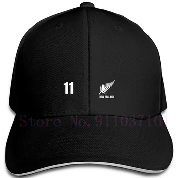 Naujoji Zelandija Rugbies Futbolininkas Jersey Slim Fit Prekės Spausdinami reguliuojamas kepurės Beisbolo kepuraitę su Snapeliu bžūp Vyrai Moterys