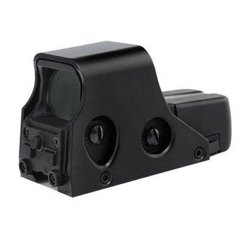 Naujas Aliuminio Taktinis Medžioklės Riflescope 1x Holografinis Red Dot Akyse Brigthness Reguliuojamas 551 552 553 Juoda