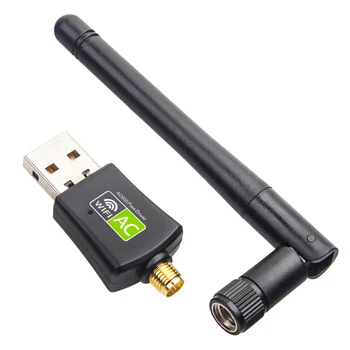 Kebidu Dual Band 5 ghz 2.4 Ghz 600Mbps USB Belaidžio Tinklo plokštė-WiFi Adapteris, skirtas Desktop/Laptop/VNT Nemokama Vairuotojo Didmeninės
