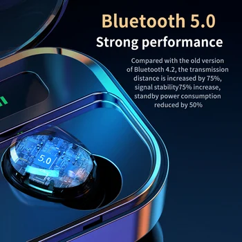 2020 Naujas M7s Belaidės Ausinės Vandeniui HIFI Stereo Mini ausų 5.0 