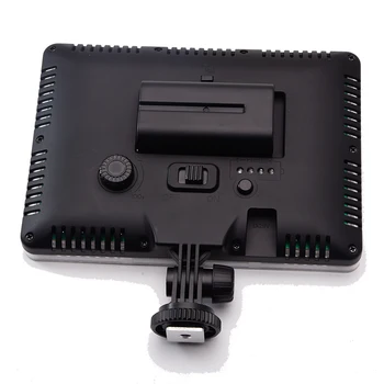 Plonas DSLR Vaizdo LED Šviesos + Baterija + USB Įkroviklį, su Saugojimo Krepšys 