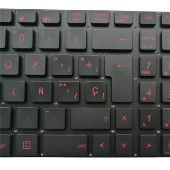 OVY KR SP TR nešiojamojo kompiuterio klaviatūros Asus GL552 ispanijos turkijos korėjos KB 0KNB0-662GND00 0KN0-RZ1ND13 0KNB0-662GTU00 0KN0-RZ1TU13