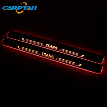 Apdaila Pedalo Automobilių Eksterjero Dalys, LED Durų Slenksčio Nusitrinti Plokštė Kelias Dinaminis Streamer šviesos Nissan Teana J31 J32 2008 m. - 2018 m.