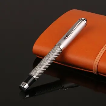 Prabanga J. Gyvatė baltos spalvos anglies pluošto stiliaus tušinukas / Roller ball pen Limited Edition
