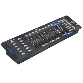DMX 512 šviesos kontrolės lentelė 192 kanalų programuojamas apšvietimas ir DJ