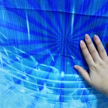 Mėlyna Driekiasi 230x180cm 1pc Tiesioginių Saulės Poliesteris Chakra Paplūdimio Indijos Mandala Sienos Kabo Didelis Gobeleno