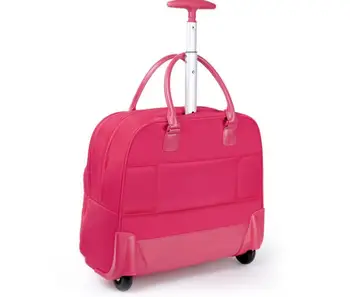 Moterų Kelionės Transportavimo Krepšiai kelionės bagažo krepšiai ant ratų atlikti rankinio bagažo lagaminas moteris Oksfordo Geležinkelių Ratinių bagažo Krepšys