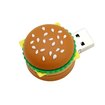 64GB USB 3.0 Pendrive, usb flash drive 8GB 16GB 32GB Visu pajėgumu Mielas Bulvytės,Picos,Mėsainiai, USB 3.0 Flash Drive pendrive