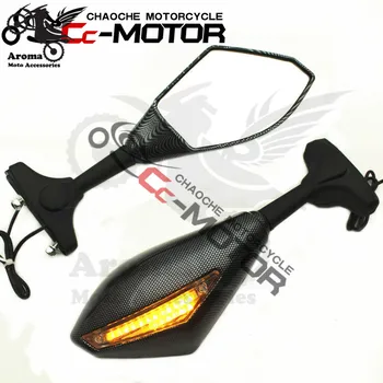 Prekės aksesuarai, moto veidrodėliai su posūkio signalo lemputė honda CBR600RR F5 CBR1000RR CBR1100XX galinio vaizdo veidrodis motociklo LED