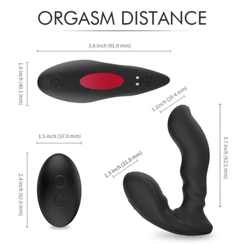 Nešiojami Dildo Vibratorius Poroms Nuotolinio Valdymo Vyrų Prostatos Massager G Spot Dvigubas Vibratorius Analinio Sekso žaislai Vyrams Masturbator