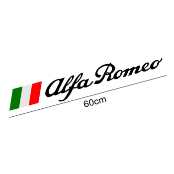 2vnt Automobilio Šonų Lipdukai Alfa Romeo Giulia 159 156 147 Giulietta MITO Stelvio Sportiva Auto 