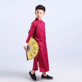 Tradicinis kinų naujieji Metai Kostiumai Vaikams Mergaitėms Klasikinis Tango Kostiumas Hanfu Xiangsheng Crosstalk Skraiste Suknelė Veiklos