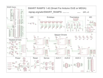 SMART Rampos Arduino Dėl (Pavyzdžiui, Rampos FD arba RADDS ) 3D spausdinimo blokas nauja nuoroda valdymo skydas kontrolės valdyba
