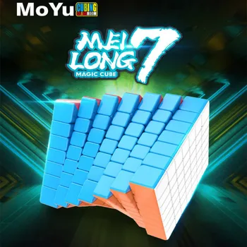 Moyu MeiLong 7x7x7 66mm Profesija Kubeliai Magic Cube 7Layers Cubo Magico Septynių Sluoksnis, Dėlionės, Žaislų, Vaikai, Vaikams, Dovanų Žaislas