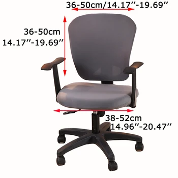 Padalinti Biuro Kėdė Padengti Spandex Elastinga Kėdės Apima Housse De Karieta Mariage Biuro Kėdės, Kompiuterio Kėdė Atveju