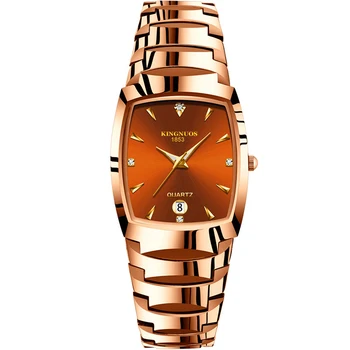 Mados Volframo Plieno Porą Žiūrėti Prabangos Prekės Aukso Moterų Laikrodžiai Kūrybos Aikštė Meilužis Laikrodžiai Vandeniui amante de relojes