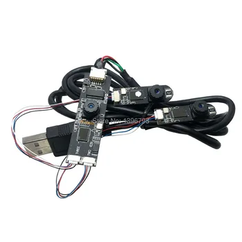 Pramonės Mini HD uv-C Plug Žaisti Split ekranas tris vaizdus vienu metu, uv-C 60FPS USB kameros modulis Vaizdo Stebėjimo Kameros