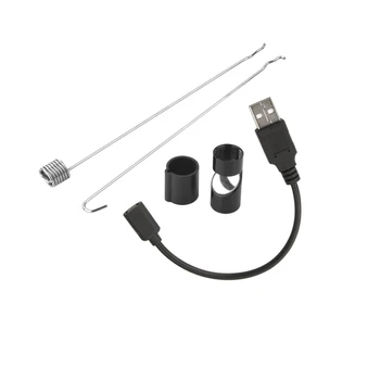 Endoskopą 8mm Objektyvas, USB, Android Endoskopą Kameros 1m/2m/5m/10m Kabelis atsparus Vandeniui Led Automobilių Tikrinimo Kamera Gyvatė Vamzdis Endoskop