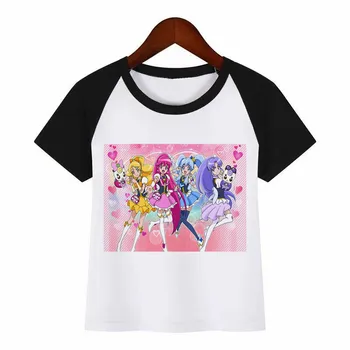 LoliRock Stebuklinga Mergina Vaikų Puikus Anime Trumpas Rankovės Įgulos Kaklo Marškinėlius Teeshirt Berniukų, Mergaičių Didžiosios Viršūnės T-shirt Kūdikių
