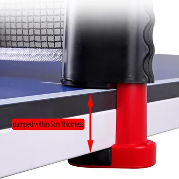 Ištraukiama Stalo Teniso Ju Tinklelis, Plastikiniai Stiprus Akių Nešiojamų Bet Stalo Rinkinio Rack Ping Pong Žaisti