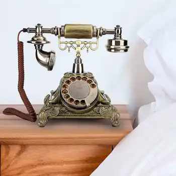 Epoksidinės Dervos Klasikinio Ratas, Rinkimas, Derliaus Archaistic Europos Telefonas Dekoracija Elegantiškas Meno Gyvenimo Derliaus telefono