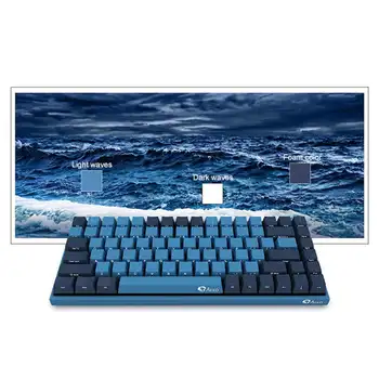 3084 SP Ocean Star 84 Klavišai USB Tipo C Laidinio Žaidimų Klaviatūra 85% PBT Keycaps Cherry MX Jungiklis AKKO Mechaninė Klaviatūra
